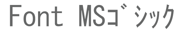 monospace