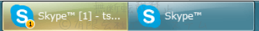 Skypeメッセージあり