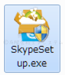Skypeのセットアップファイル