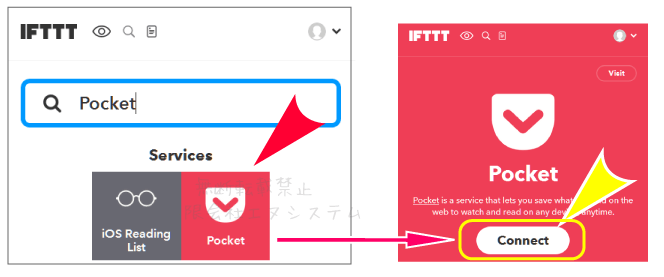 IFTTT；Pocketとの連携