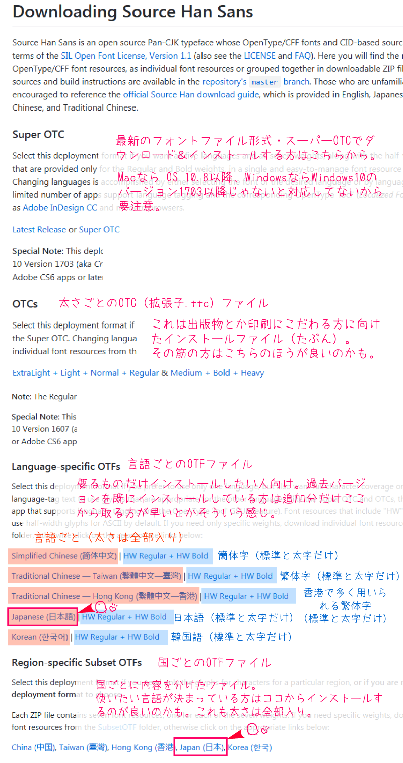 源ノ角ゴシック；最新ファイル