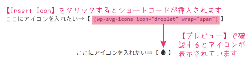 WP SVG Iconsでアイコンを表示