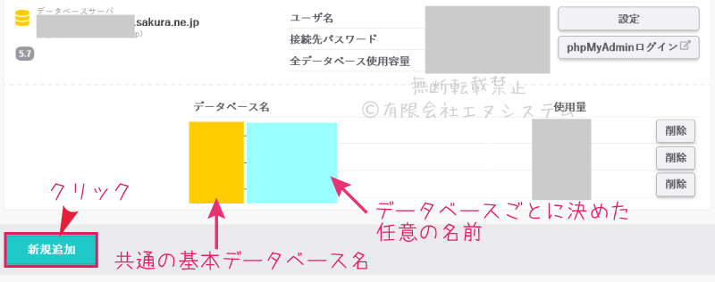 さくらコントロールパネル・データベース