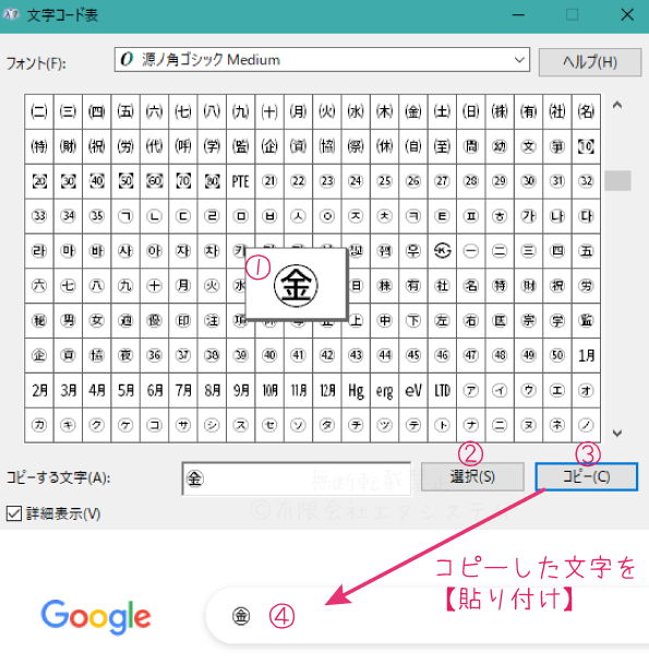 文字コード表